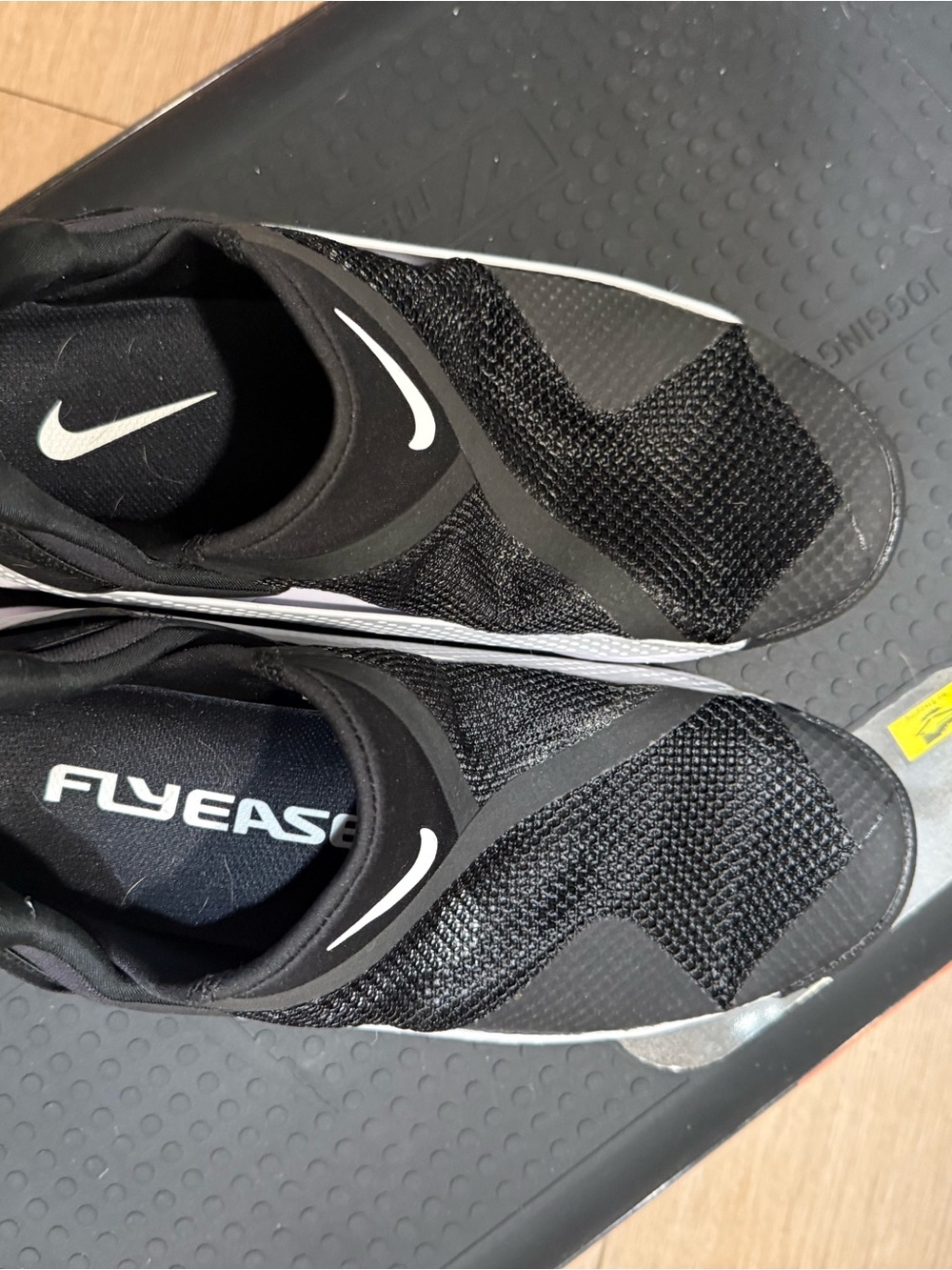Nike Women’s FlyEase Slip-On Sneakers - Black & White